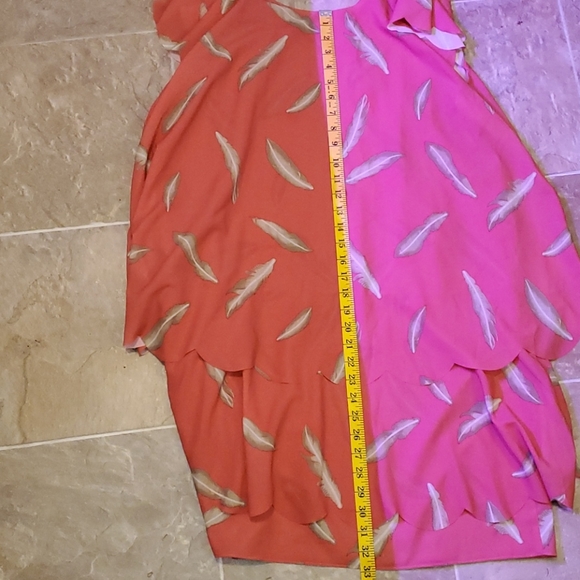 KZ Karen Zambos 🪶 Feather Asymmetrical tier Dress - Picture 14 of 15